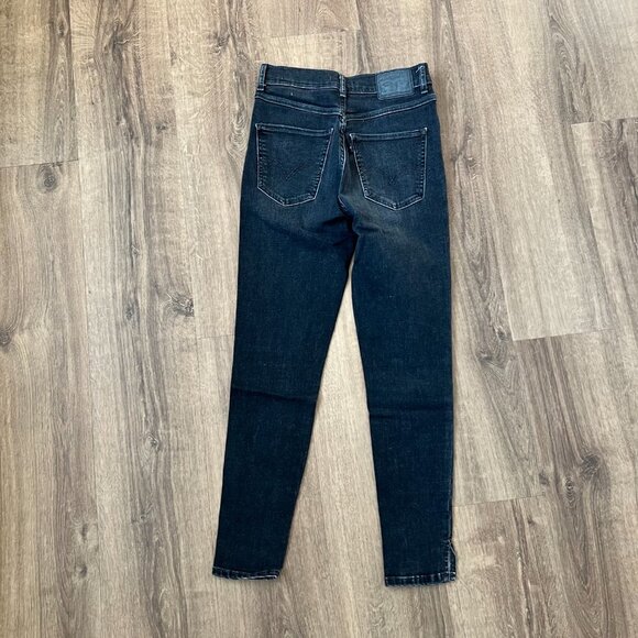 Levi's Mile High Super Skinny Black Jeans Sz 26 - Picture 9 of 11